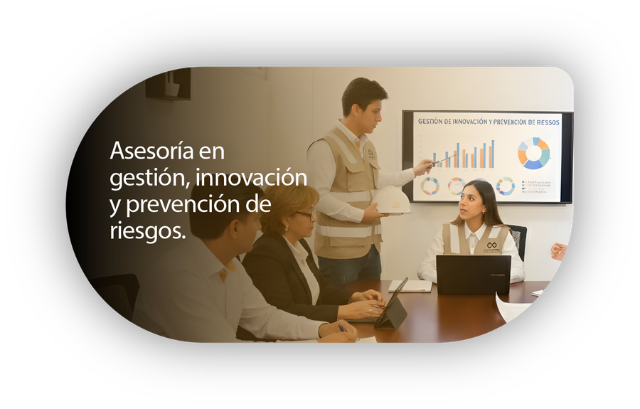 Asesoría en gestión, innovación y prevención de riesgos.